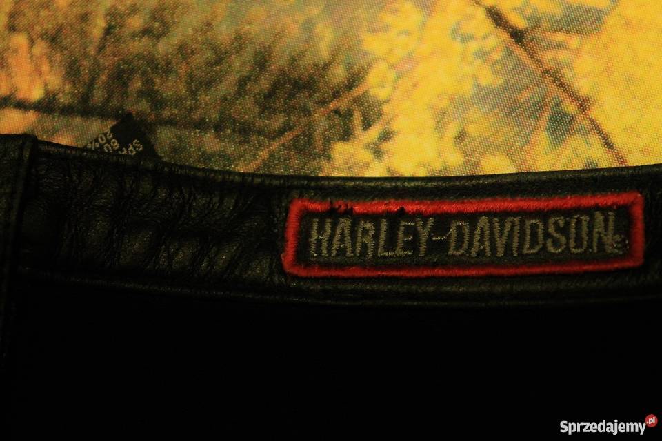 Unisex Spodnie Skórzane Termoaktywne Harley Dav Piastów