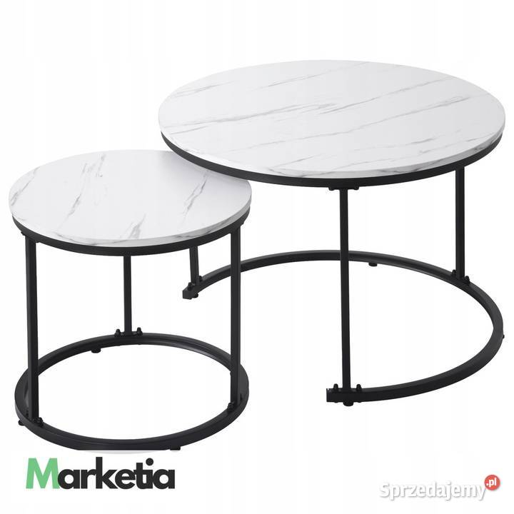 Fabrycznie Nowy Stolik KAWOWY loft okrągłe 53cm Łódź