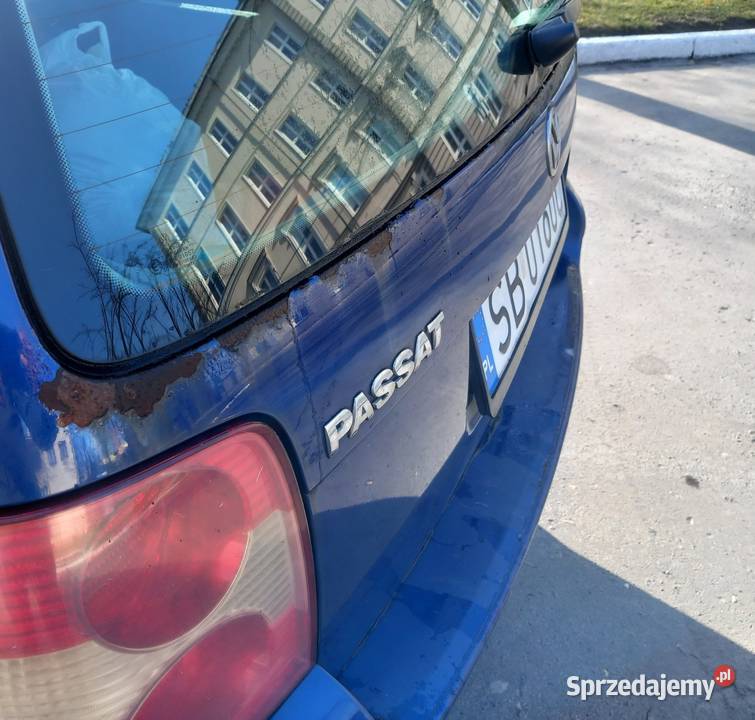 Volkswagen Passat B5 2001 19 TDI 101 welurowa tapicerka śląskie Bielsko-Biała