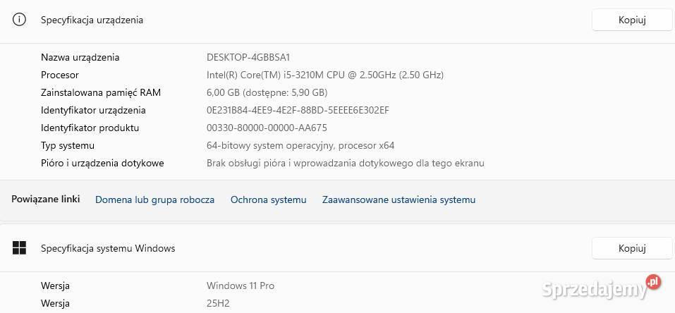 Laptop Samsung NP550P Nvidia 6GB SSD 156 Win 11 Lublin
