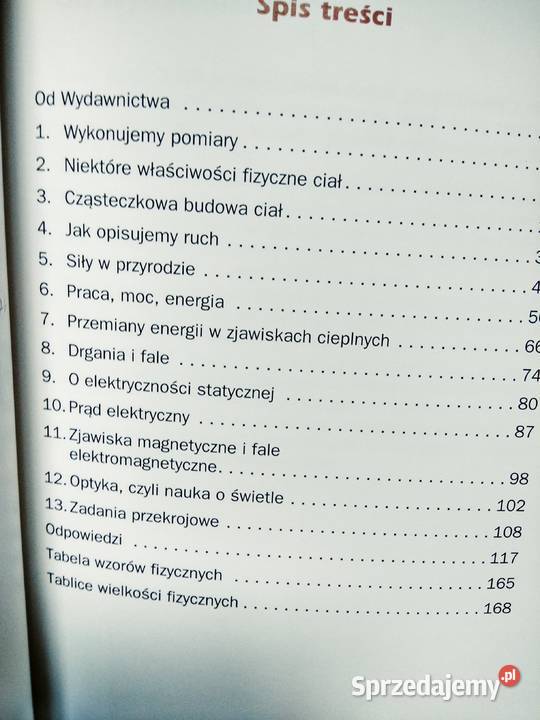 Świat fizyki zbiór prostych zadań mazowieckie sprzedam