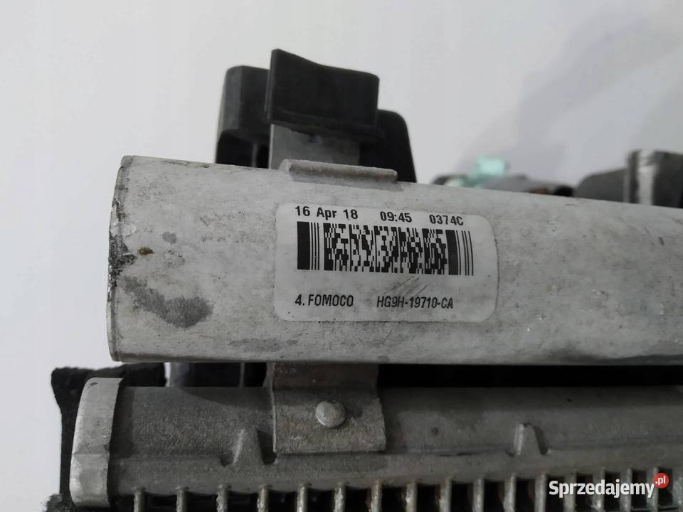 CHŁODNICA WODY KLIMATYZACJI INTERCOOLER 20 TDCI