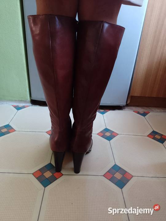 41 Real Leather Skórzane Kozaki z Madrytu Top inna