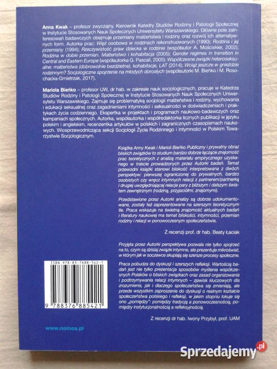 Publiczny i prywatny obraz bliskich związków A