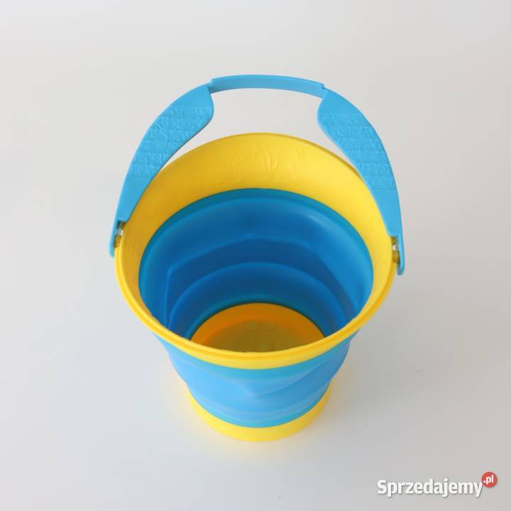 wiaderko do piaskownicy składane Round XL żółte sprzedam