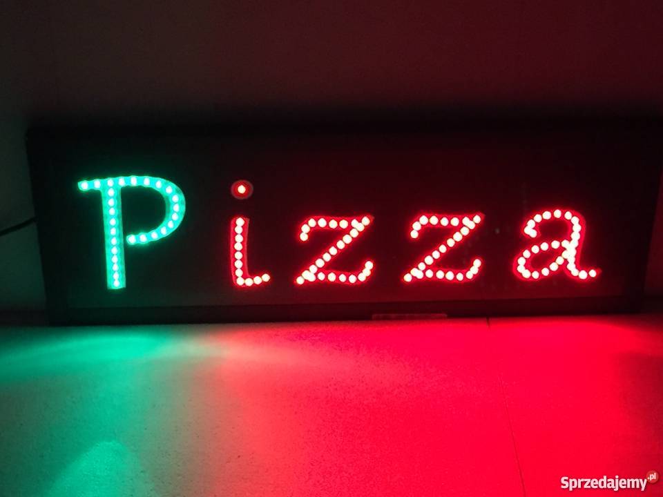 PIZZA LED reklama 70x25 NOWA Zewnętrzna 230V mazowieckie Pomiechówek