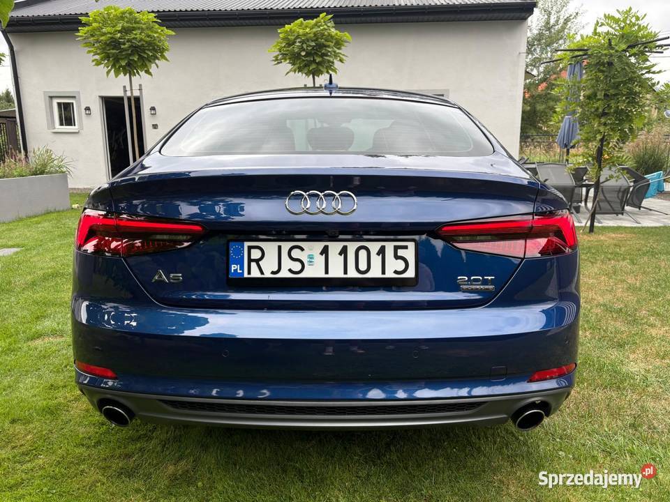 Audi A5 SLine Quattro 20 TFSI 252 Automat 2018 nieuszkodzony Audi Jasło
