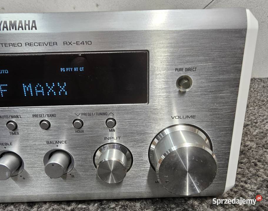 Amplituner STEREO Yamaha RXE410 Natural Sound Odtwarzacze CD i MD Kraków sprzedam