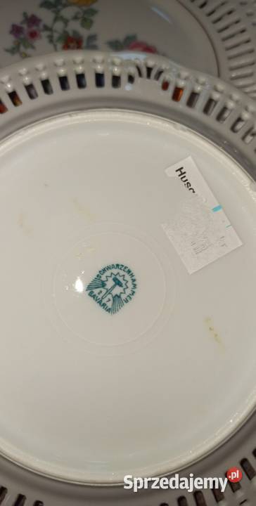 Talerzyki Kwiaty Ażurowe Porcelana i szkło Gdańsk sprzedam