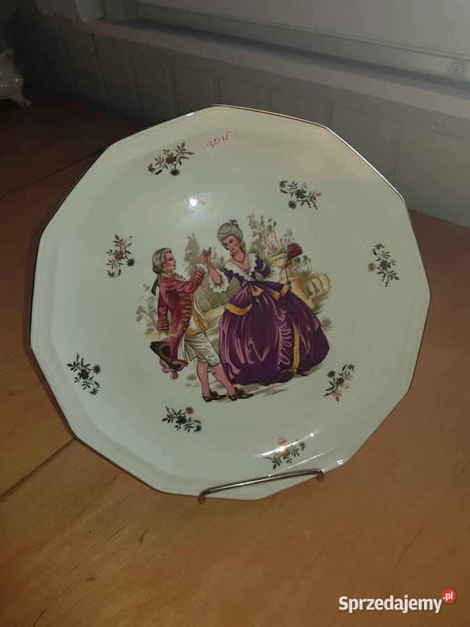 Talerz dekoracyjny para Wola Podłężna