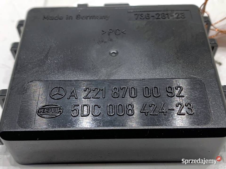 CZUJNIK DESZCZU MERCEDES W221 2218700092 0513