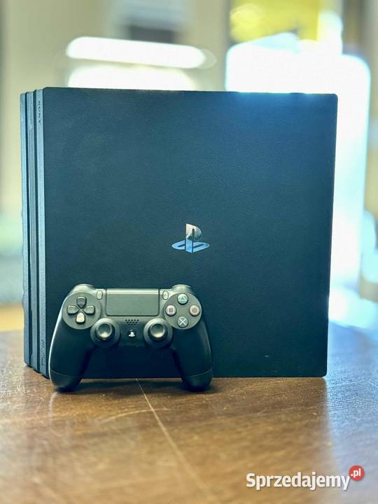 Konsola Sony PlayStation 4 pro 1 TB czarna pad Konsole i automaty warmińsko-mazurskie Elbląg