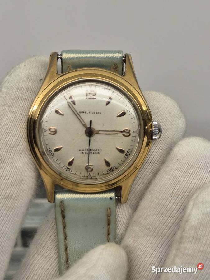Zegarek Ernest Borel Fils Co vintage automat Chorzów