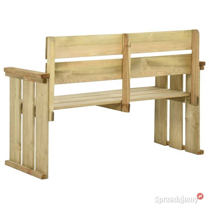 vidaXL Ławka ogrodowa 121 impregnowane drewno Ławy i ławki Meble ogrodowe mazowieckie Warszawa