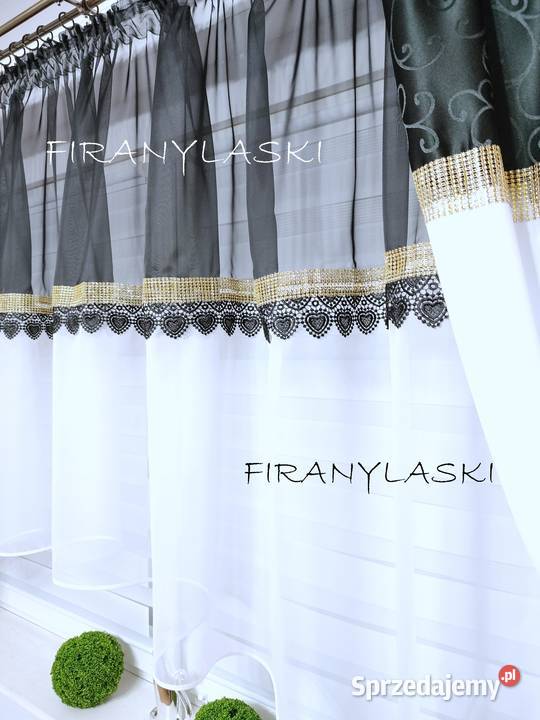 Firany Gotowe Firana do pokoju salonu gipiura Głuchołazy
