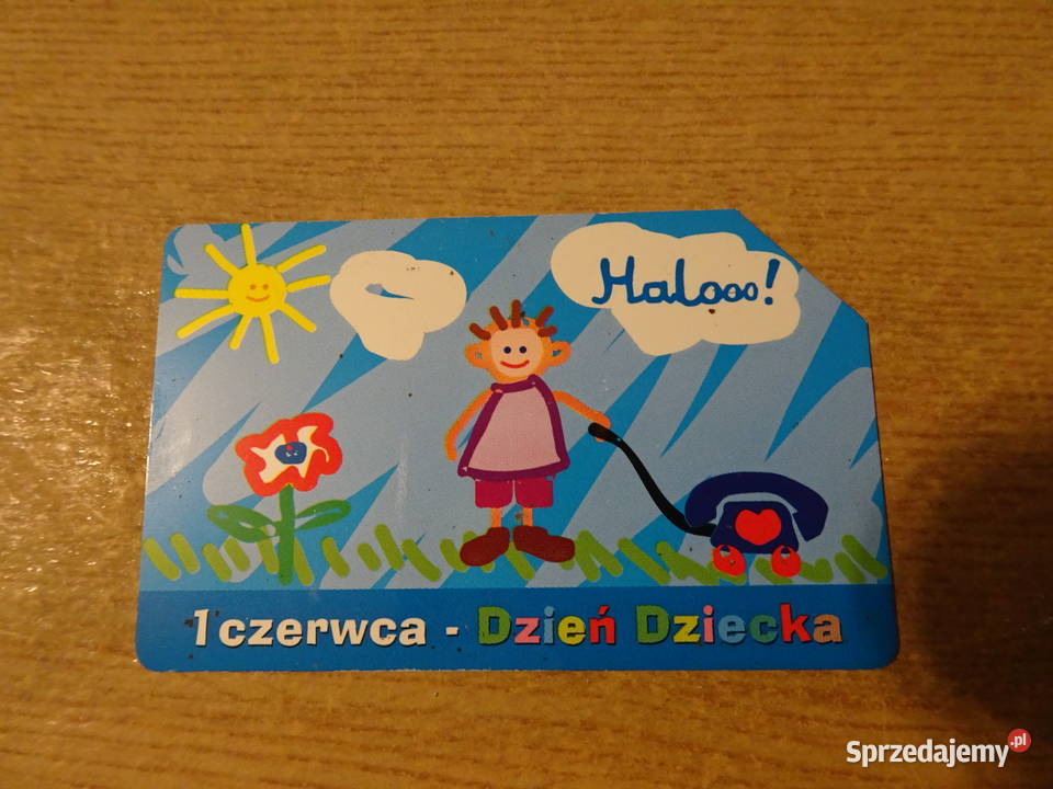 Kolekcjonerska karta telefoniczna Warszawa