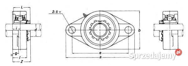 Zespół obudowy UKFL YUKFL208KHSKF sprzedam