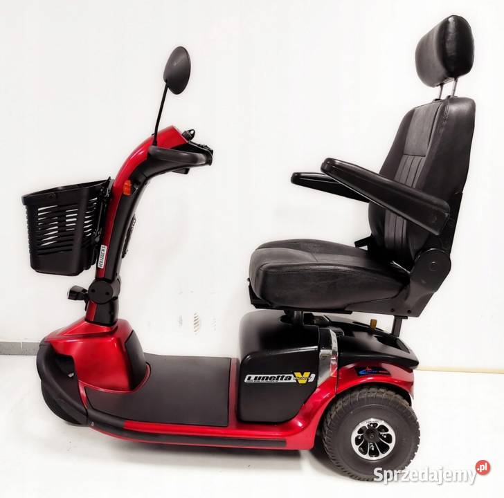Nowoczesny skuter osób starszych LUNETTA V Sprzęt rehabilitacyjny i ortopedyczny Poznań sprzedam