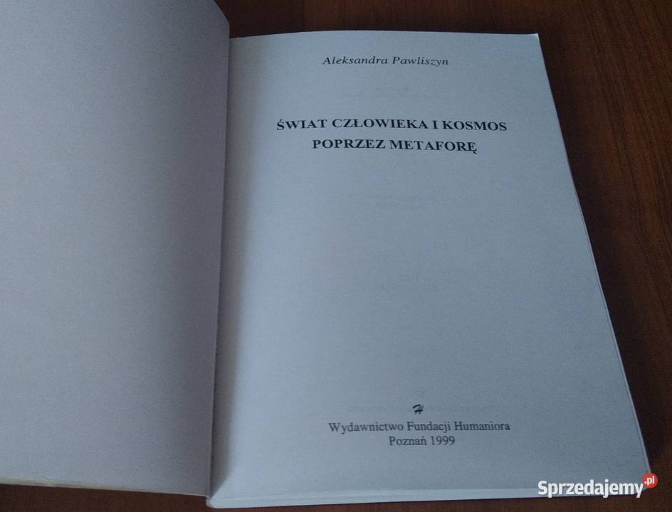 Świat człowieka i kosmos poprzez metaforę A
