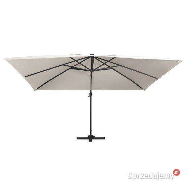 Parasol z LED i aluminiowym słupkiem 400x300 Parasole ogrodowe Warszawa