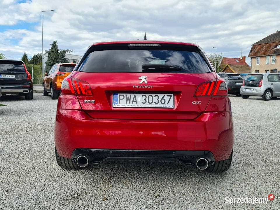 Peugeot 308 GTI 262 Navi 2xPDC Półskóry Full Led Wągrowiec sprzedam