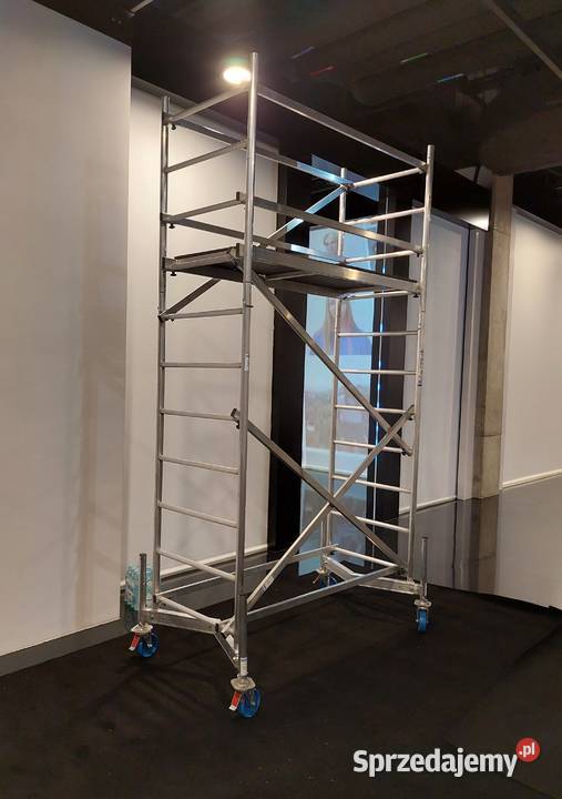 Wynajmę Rusztowanie Climtec 5m lekkie aluminiowe Usługi ogrodnicze mazowieckie Warszawa
