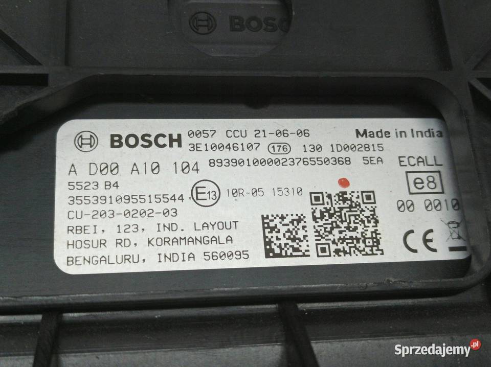 MODUŁ ACALL AD00A10104 3E10046107 Piaggio Porter Rok produkcji 2022