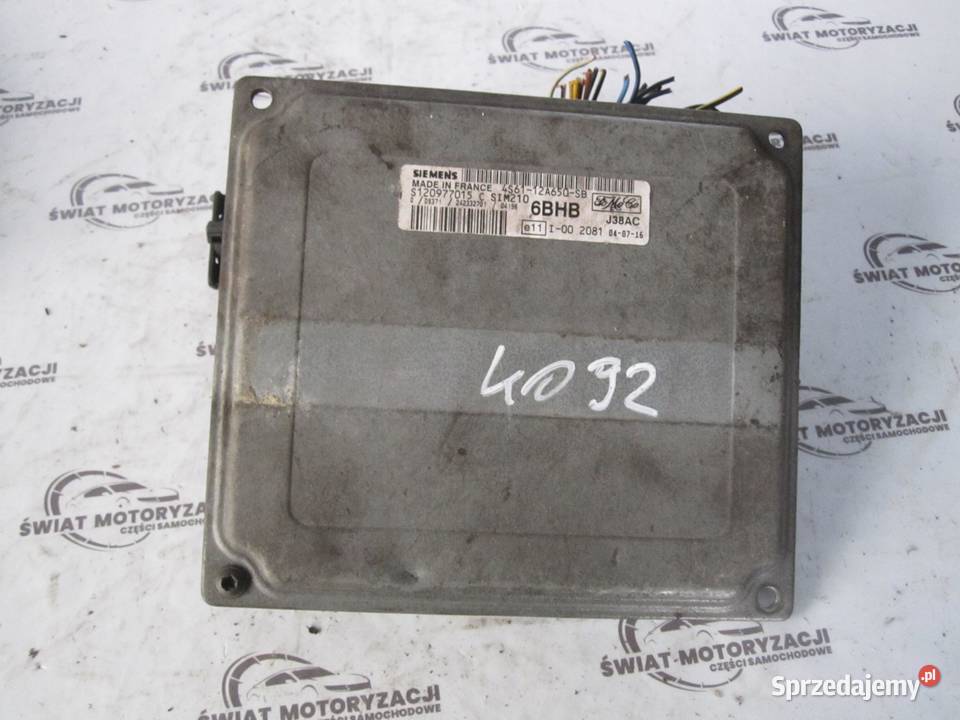 FORD FIESTA MK5 125 16V komputer sterownik świętokrzyskie