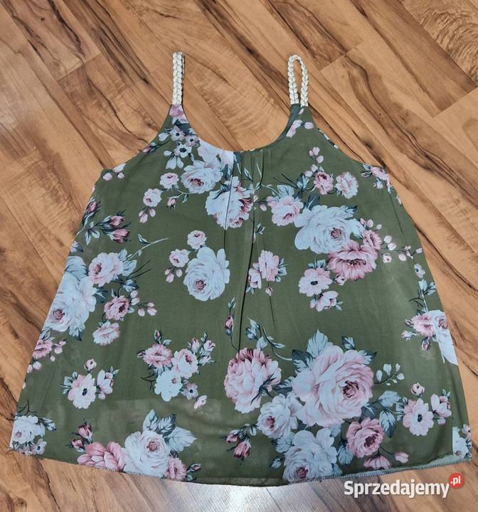 Top damski NOWY w kwiaty na lato ok2XL3XL Moda i Styl Kraków sprzedam