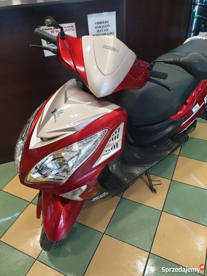 LOMBARDOMAT Skuter Romet LJ50QT4 RXL 2T czerwony Olecko