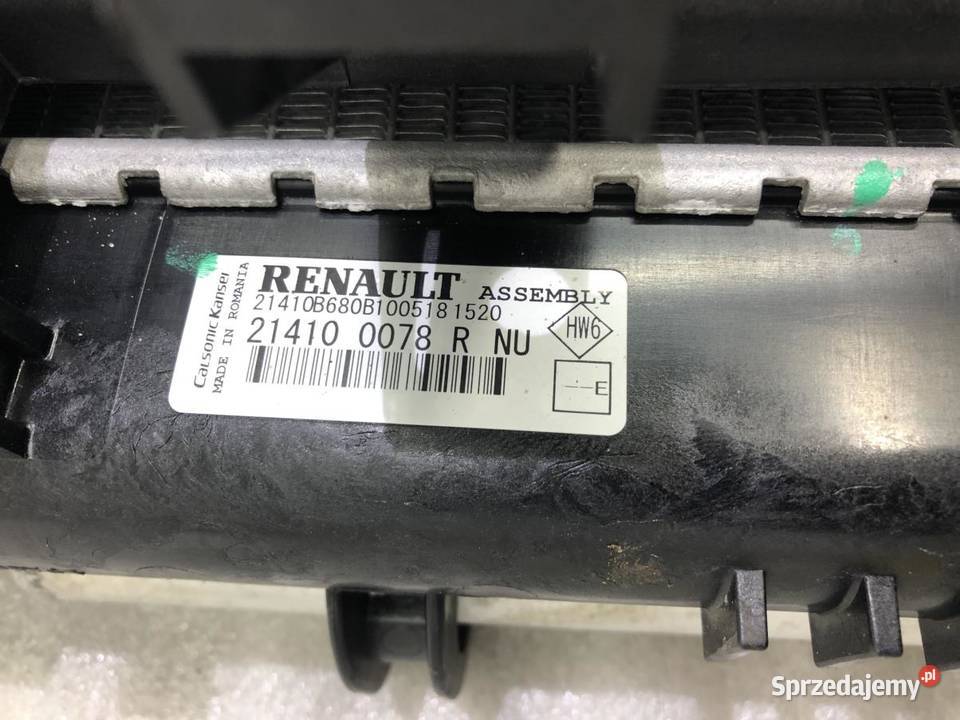 CHŁODNICA WODY KOMPLET 214100078R DUSTER II 12 wielkopolskie sprzedam