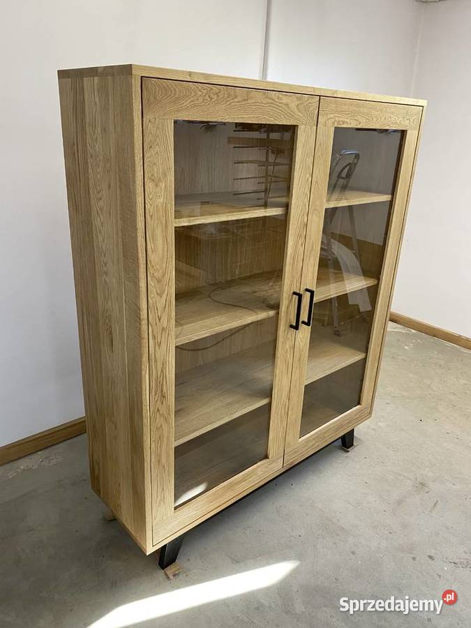 Witryna biblioteczka dębowa Dom i Ogród Złochowice