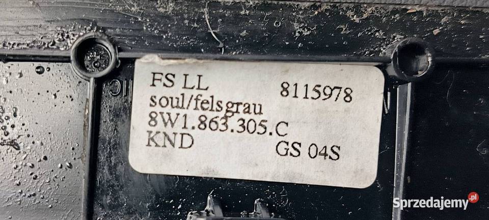 OSŁONA AUDI A4 B9 QUATTRO 8W1863305C 8W1863306C kujawsko-pomorskie Lipno sprzedam