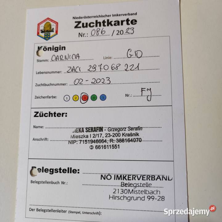 matki UN i NU Sklenar G10 reproduktorce Zawiercie