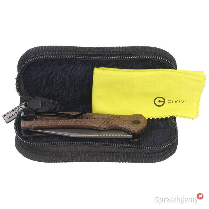 Nóż składany CIVIVI Cogent Brown Micarta Silver Warszawa