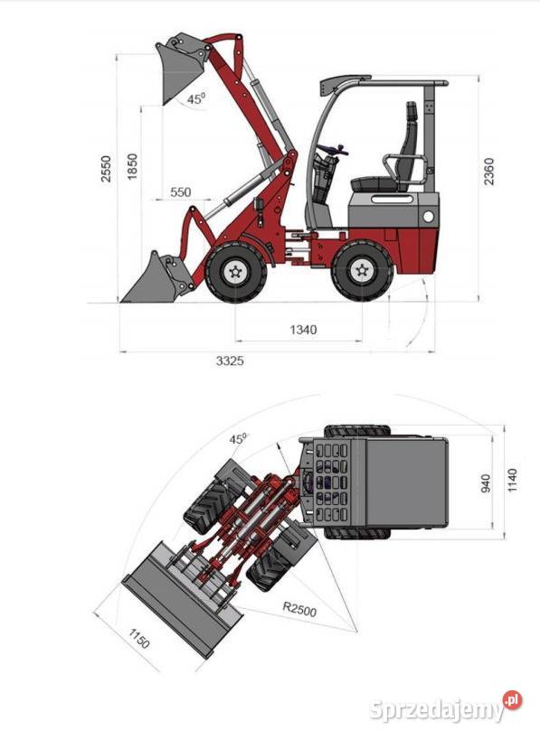 ŁADOWARKA PRZEGUBOWA HORNET HMA806 KOMPAKTOWA I Sulęczyno