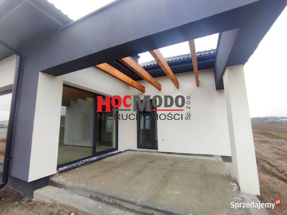 Nowoczesny parterowy bliżniak 13985 m2 parterowy Marynino