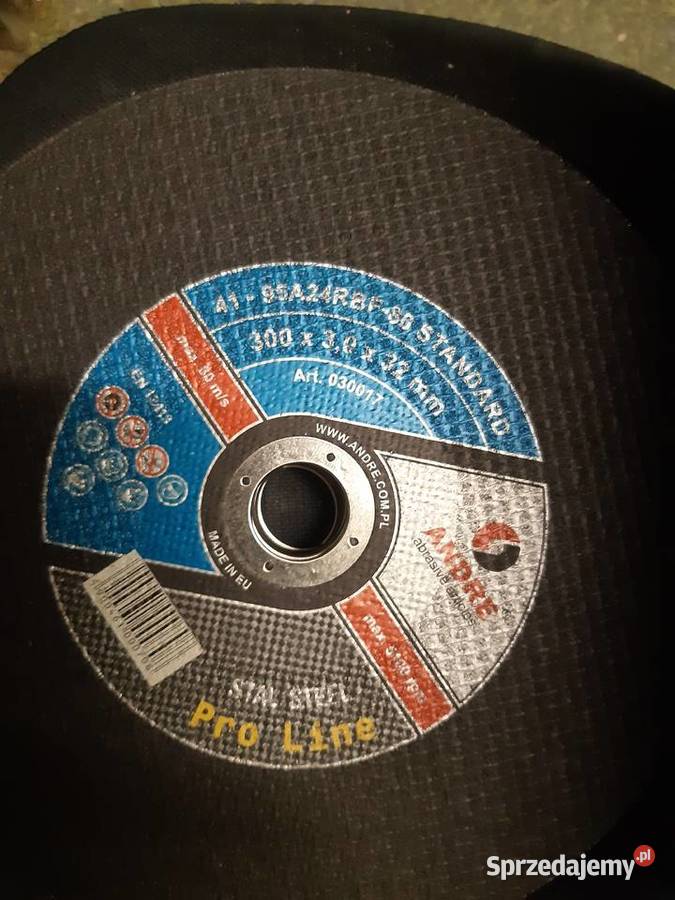 Tarcza do cięcia stali 300x3x32 ANDRE