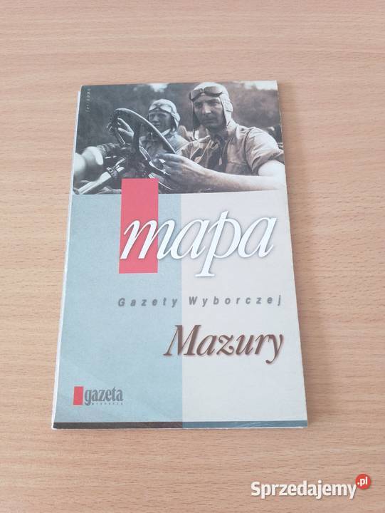 Mapa papierowa MAZURY składana turystyczna Mapy i przewodniki sprzedam