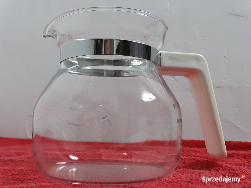 Szklany dzbanek do kawyherbaty 800ml Vintage Biłgoraj