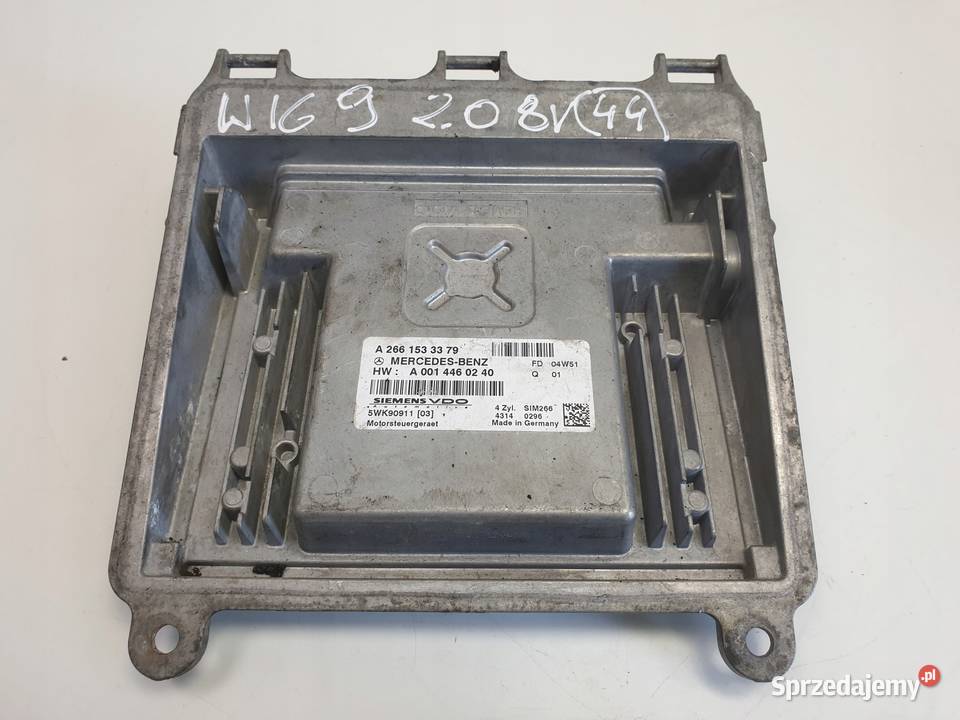 Mercedes W169 17 8V STEROWNIK SILNIKA Chełm sprzedam