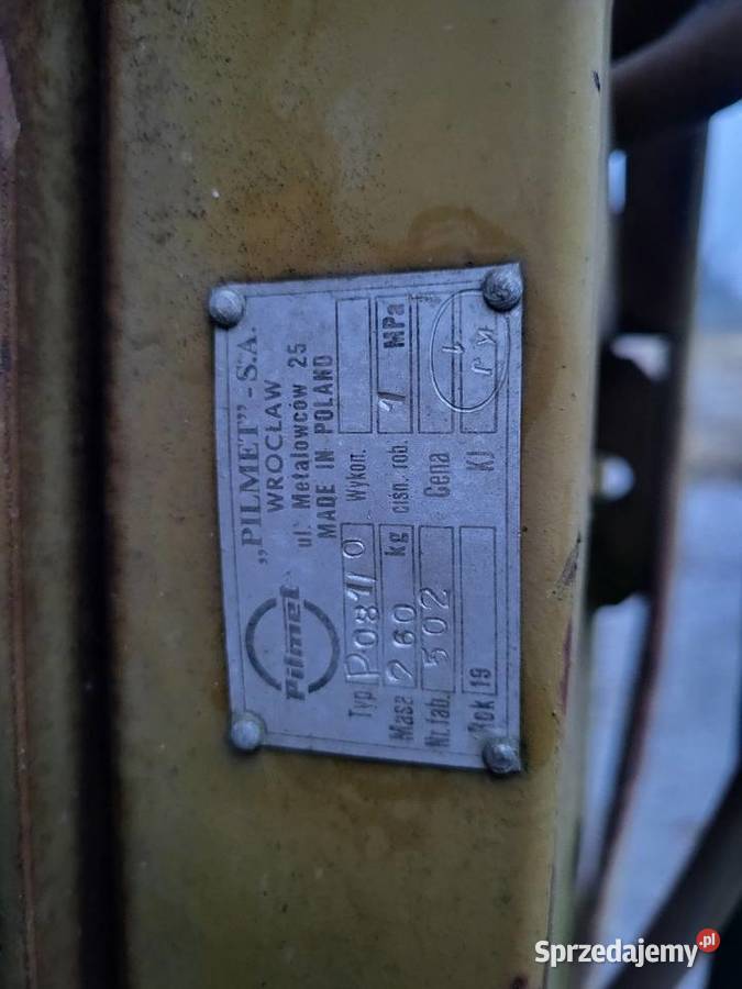 Opryskiwacz Pilmet 400l Zawieszane Bylin