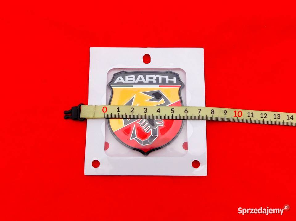 Nowy znaczek emblemat tarcza ABARTH 6 Fiat 500
