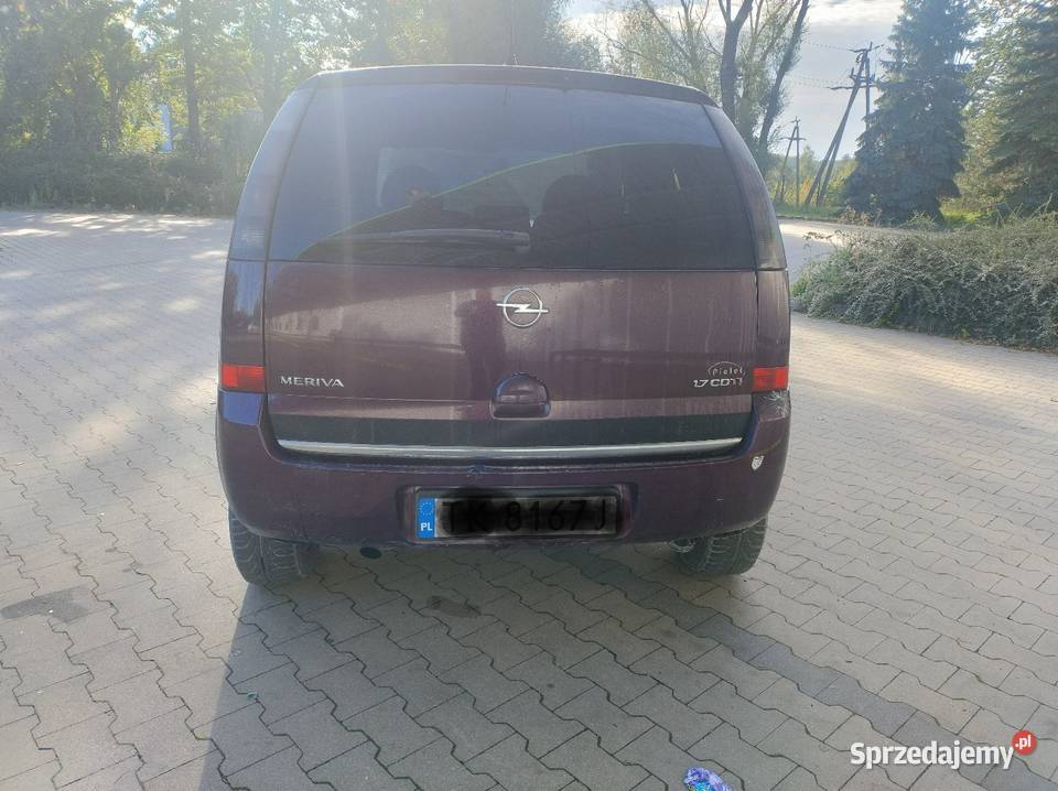 Opel Meriva 2006r LIFT 17CDTI 101 Zamiana fioletowy Meriva Rawa Mazowiecka