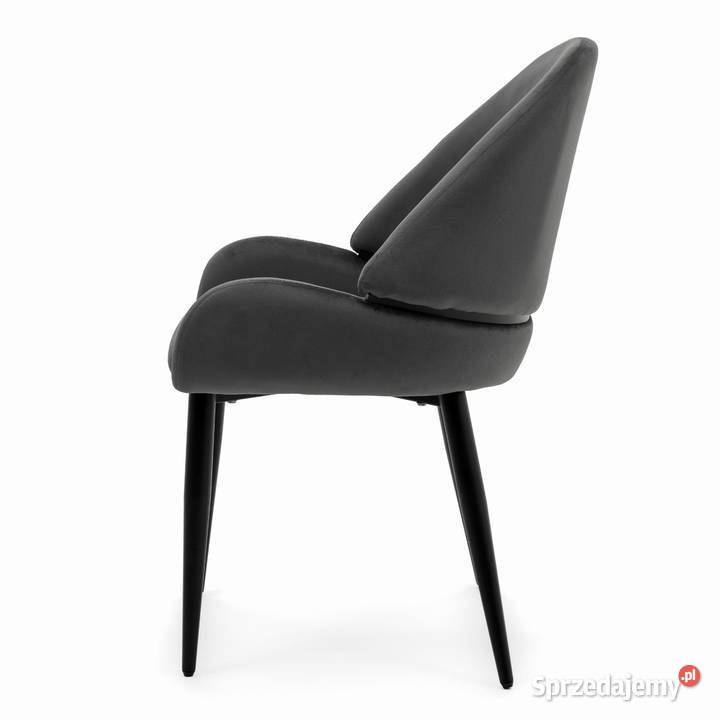 Krzesło Tapicerowane Bergamo Szare Wysyłka 24H wielkopolskie Tarchały Małe