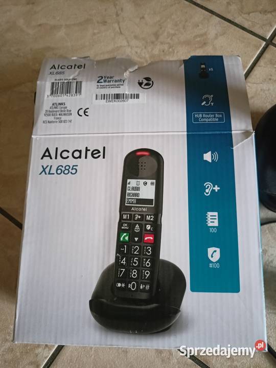 Telefon ALCATEL XL685 Czarny Tarnobrzeg sprzedam