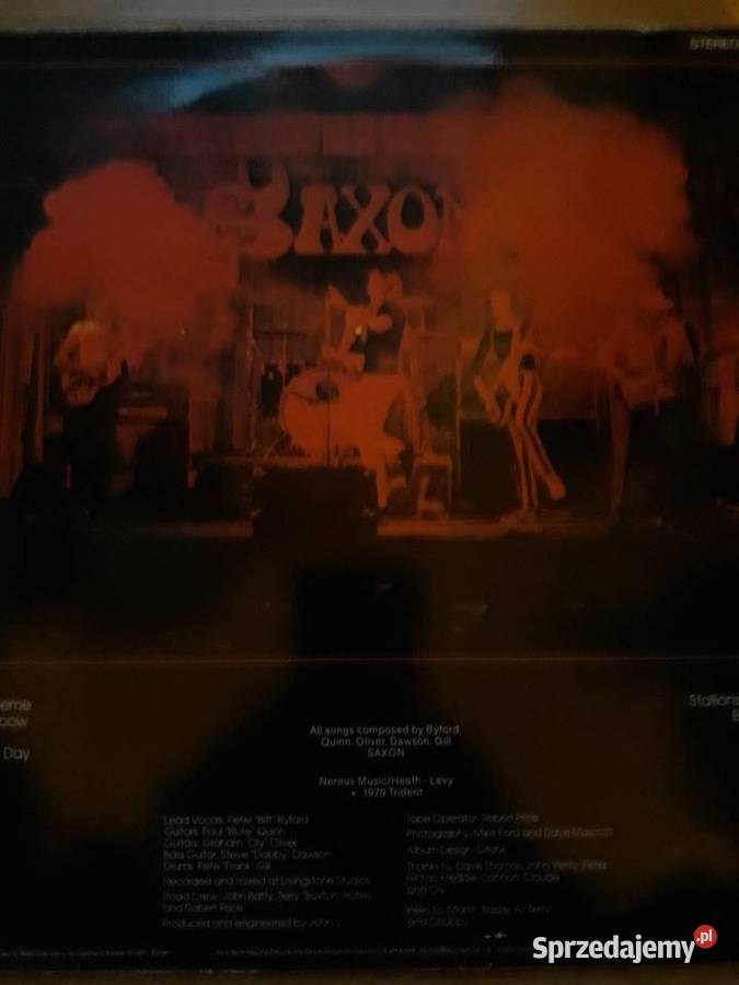 SAXON SAXON pierwsza płyta podkarpackie Rzeszów
