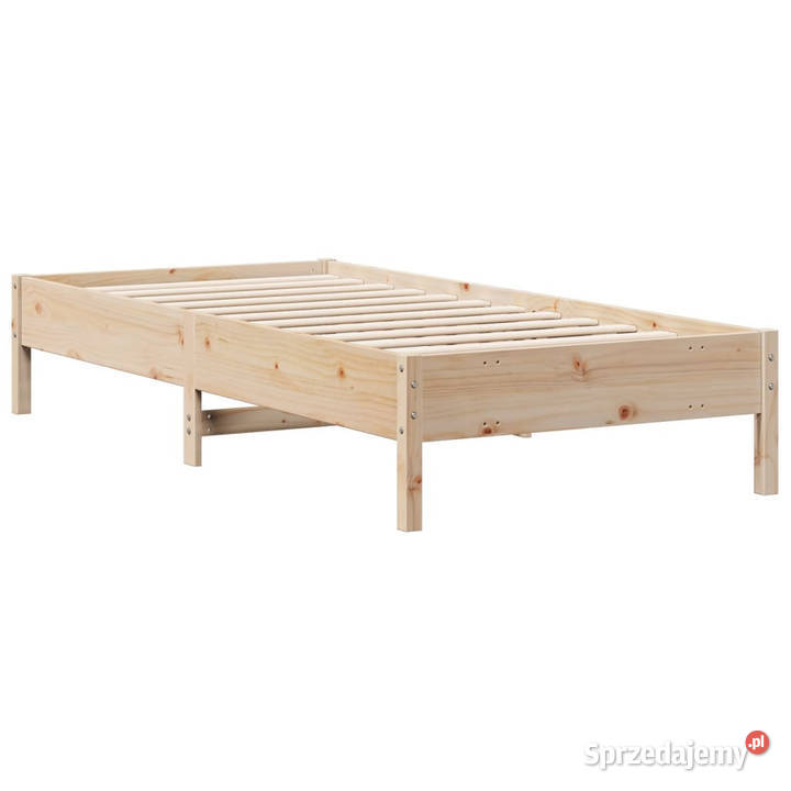Łóżko z regałem bez materaca sosnowe 90x200 Warszawa