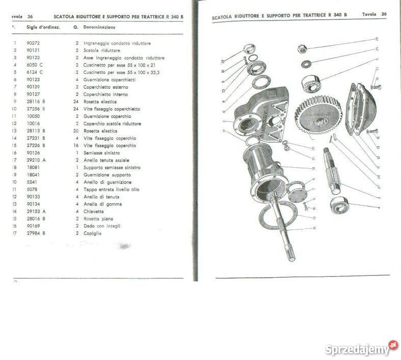 Lamborghini r340 r340b katalog części naprawa Kielce