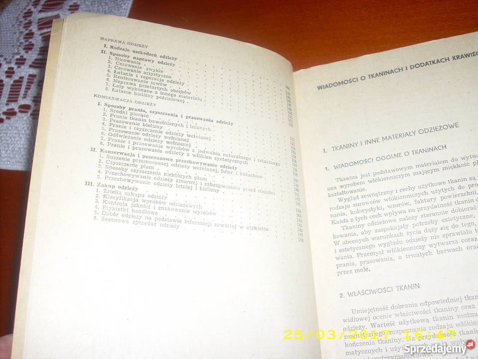 SZYCIE I KONSERWACJA ODZIEŻYStanisława Krysińska Goleniów